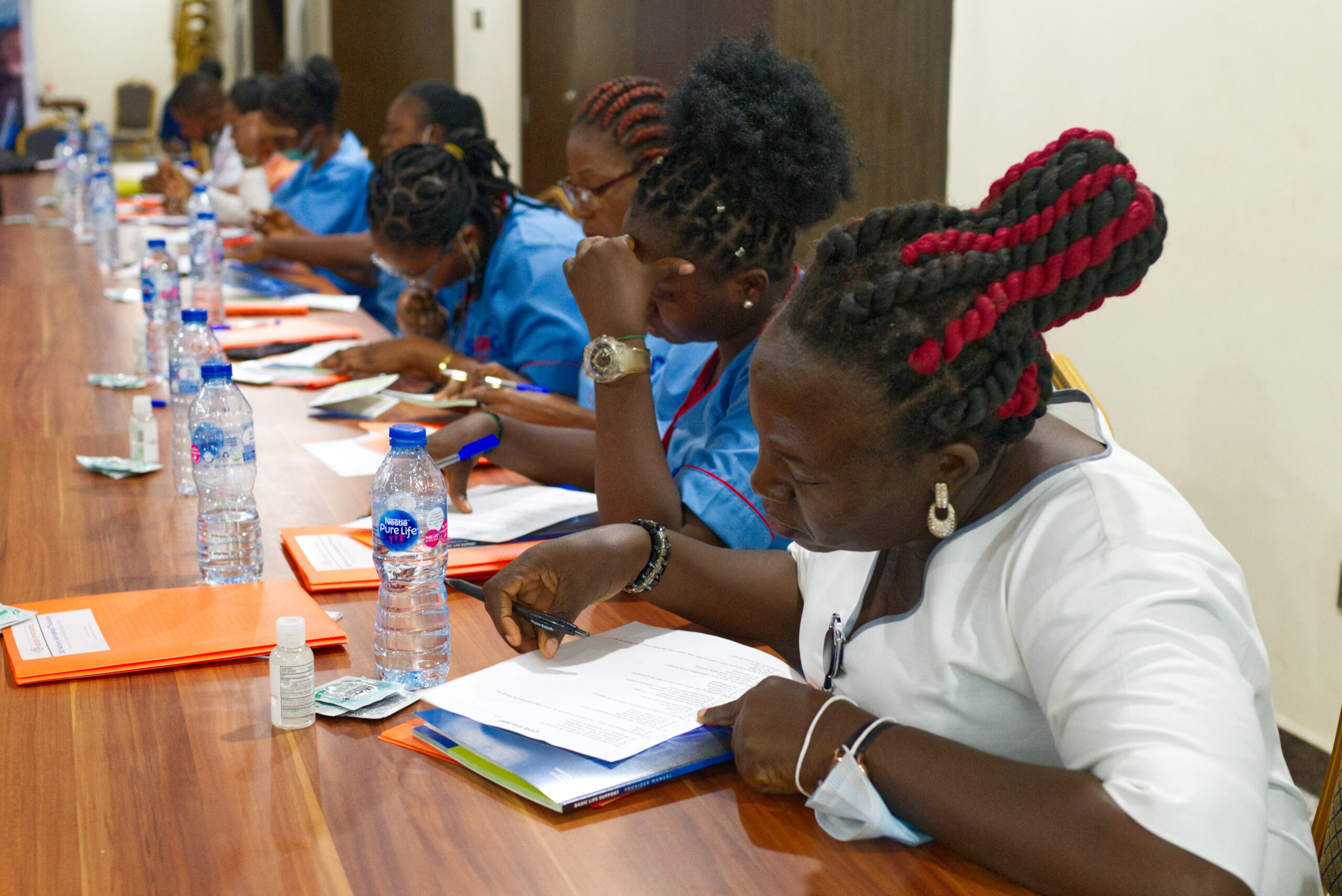Nurses at the IMO workshop