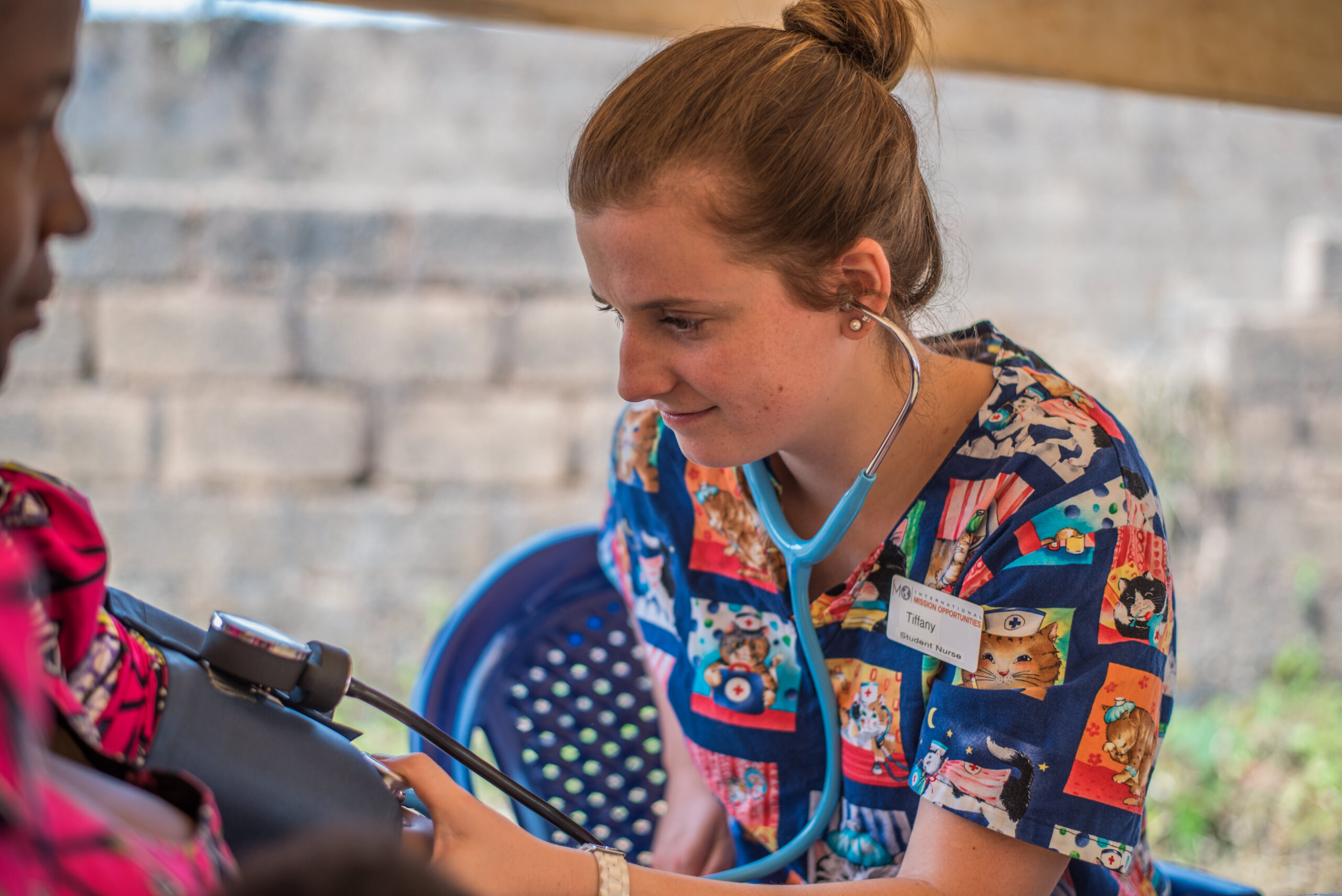 Medical mission team at work